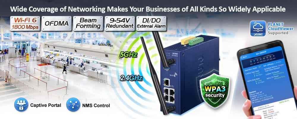 Беспроводная точка доступа PLANET IAP-1800AX