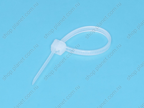 Стяжка 75x2,4мм, белая, упак. 100 шт. CV-075 фото 3