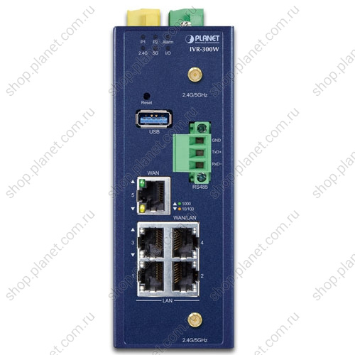 VPN шлюз с поддержкой Wi-Fi промышленный, 5 портов RJ45 10/100/1000 Мб/с фото 3 VPN шлюз с поддержкой Wi-Fi промышленный, 5 портов RJ45 10/100/1000 Мб/с IVR-300W фото 3