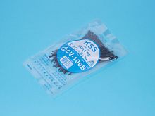 Стяжка 100x2,5мм, черная, упак. 100 шт. CV-100-B