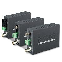 Медиаконвертер с ST портом 20 км, одномод, 1 порт видео BNC (комплект) VF-101G-KIT