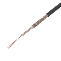 Кабель коаксиальный RG-174 А/U, бухта 100 м, черный RG-174 A/U