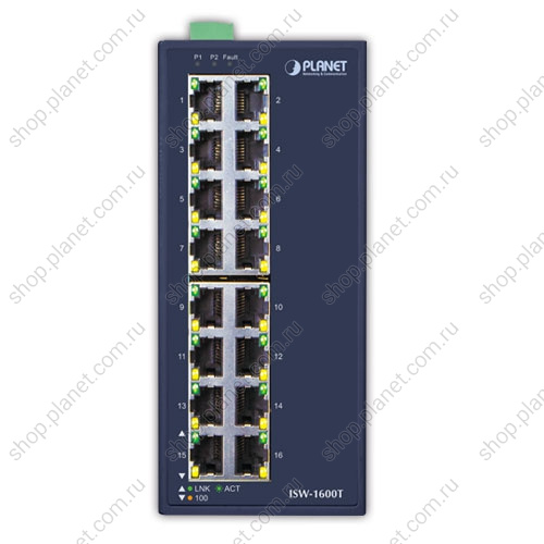 Коммутатор промышленный 16 портов RJ45 10/100 Мб/с фото 3 Коммутатор промышленный 16 портов RJ45 10/100 Мб/с ISW-1600T фото 3