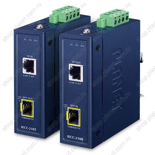Комплект промышленных медиаконвертеров EtherCAT (IECC-210T + IECC-210R) Комплект промышленных медиаконвертеров EtherCAT (IECC-210T + IECC-210R) IEC-210-KIT