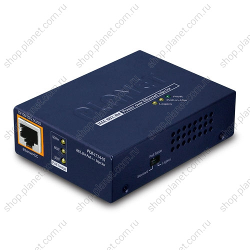 Инжектор питания PoE++, однопортовый, RJ45 10/100/1000/2.5G/5G Инжектор питания PoE++, однопортовый, RJ45 10/100/1000/2.5G/5G POE-171A-95
