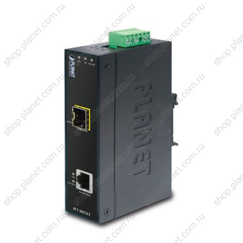 Медиаконвертер промышленный с SFP портом 100 Мб/с, RJ45 10/100 Мб/с Медиаконвертер промышленный с SFP портом 100 Мб/с, RJ45 10/100 Мб/с IFT-805AT