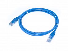 Патч-корд (шнур) RJ-45 - RJ-45 кат.5е, 1м, синий SC03-8P8C1-B