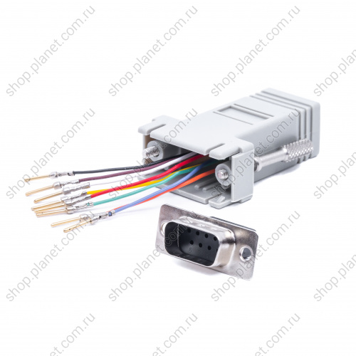 Переходник D-SUB 9 вилка - RJ45 гнездо GC-9MT8 фото 6