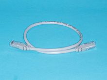 Патч-корд (шнур) RJ-45 - RJ-45 кат.6, 0,5м, серый SC06-8P8C0.5