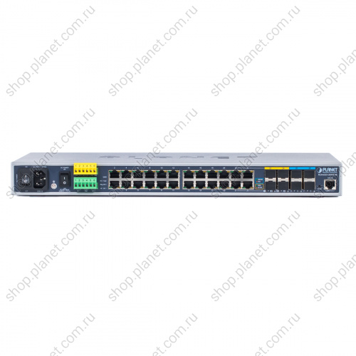 Коммутатор промышленный управляемый L3, 20 портов RJ45 10/100/1000 Мб/с,4 комбо порта SFP/ RJ45 100/1000 Мб/с,4 порта SFP + 10G фото 2 Коммутатор промышленный управляемый L3, 20 портов RJ45 10/100/1000 Мб/с,4 комбо порта SFP/ RJ45 100/1000 Мб/с,4 порта SFP + 10G IGS-6325-20T4C4X фото 2