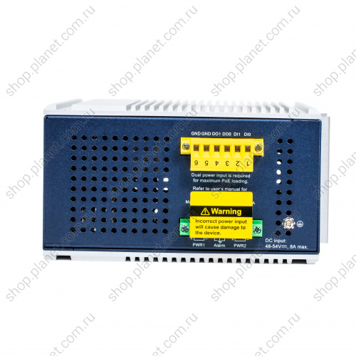 Коммутатор промышленный управляемый L3, PoE++ 8 портов RJ45 10/100/1000 Мб/с, 2 порта SFP 2.5G, 4 порта SFP+ 10G, крепление на DIN-рейку или на стену фото 6 Коммутатор промышленный управляемый L3, PoE++ 8 портов RJ45 10/100/1000 Мб/с, 2 порта SFP 2.5G, 4 порта SFP+ 10G, крепление на DIN-рейку или на стену IGS-6329-8UP2S4X фото 6