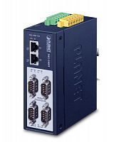 Преобразователь Modbus RTU в TCP промышленный, 4 порта RS232/422/485, 2 порта RJ45 100Мбит/с IMG-2400T