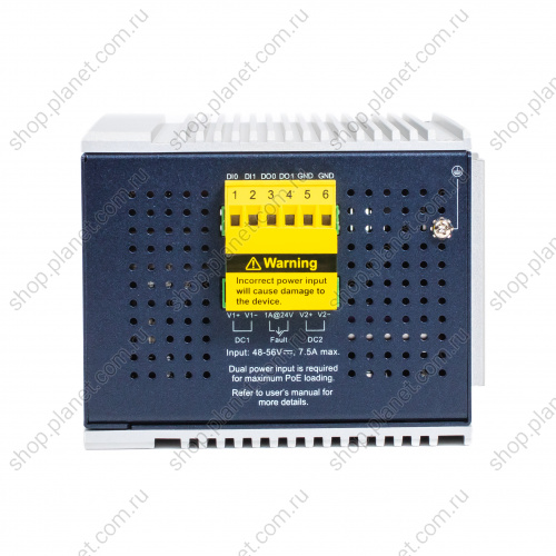 Коммутатор промышленный управляемый L3, PoE+ 16 портов RJ45 10/100/1000 Мб/с, 4 порта SFP 100/1000/2.5G, крепление на DIN-рейку или на стену фото 6 Коммутатор промышленный управляемый L3, PoE+ 16 портов RJ45 10/100/1000 Мб/с, 4 порта SFP 100/1000/2.5G, крепление на DIN-рейку или на стену IGS-6325-16P4S фото 6
