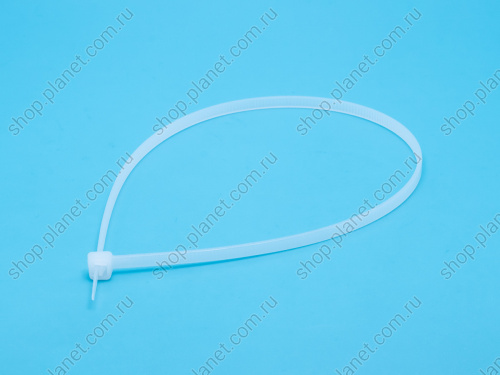 Стяжка 300х3,6мм, белая, упак. 100 шт. ET-4x300 фото 4