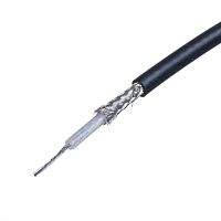 Кабель коаксиальный RG-58 C/U, бухта 100м, черный RG-58 C/U