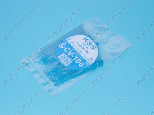 Стяжка 100x2,5мм, синяя, упак. 100 шт. Стяжка 100x2,5мм, синяя, упак. 100 шт. CV-100-L