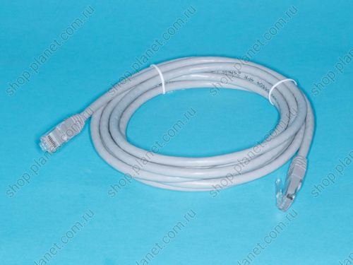 Патч-корд (шнур) RJ-45 - RJ-45 кат.6, 3м, серый SC06-8P8C3