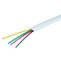 Кабель телефонный 4 провода, белый TC4-26T-W