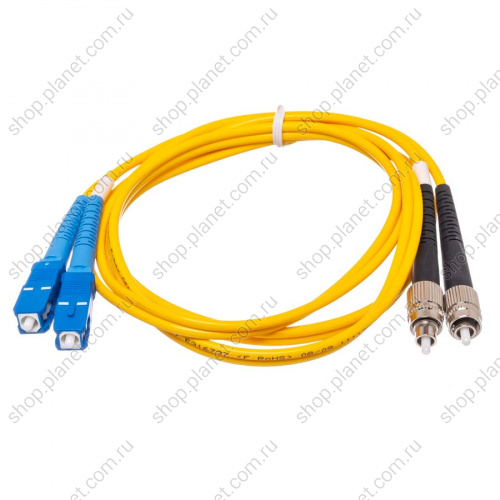 FC-SC патч-корд одномодовый 1м (Duplex) FPK-FC-SC-sm-dp-1