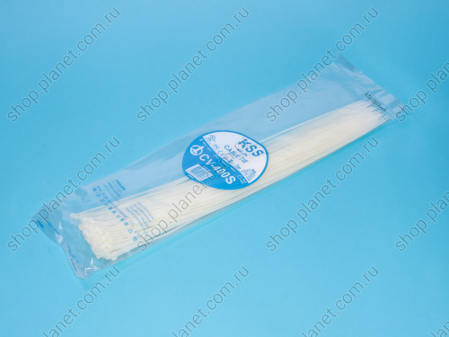 Стяжка 400х2,5мм, белая, упак. 100 шт. CV-400S