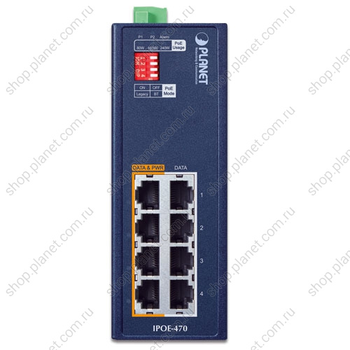 Инжектор питания РоЕ++ промышленный, 4 порта RJ45 10/100/1000/2.5G фото 2 Инжектор питания РоЕ++ промышленный, 4 порта RJ45 10/100/1000/2.5G IPOE-470 фото 2
