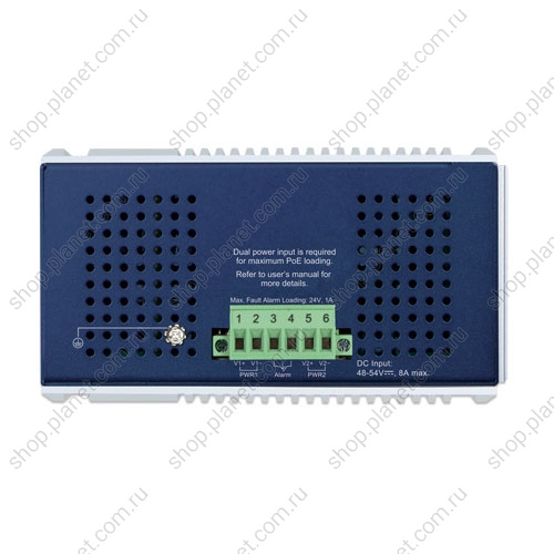 Коммутатор промышленный PoE++ 8 портов 10/100/1000, 4 порта SFP+ 10G, на DIN-рейку фото 3 Коммутатор промышленный PoE++ 8 портов 10/100/1000, 4 порта SFP+ 10G, на DIN-рейку IGS-1000-8UP4X фото 3