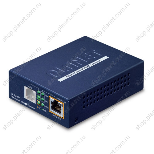 Медиаконвертер VDSL2 PoE+,1 порт RJ-45 10/100/1000 Мб/с, 1 порт RJ-11 профиль 30a сетевое оборудование VDSL