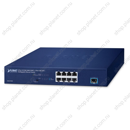 Коммутатор неуправляемый 8 портов RJ45 10/100/1000/2.5G MGS-910X Коммутатор неуправляемый 8 портов RJ45 10/100/1000/2.5G