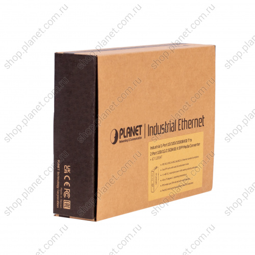 Медиаконвертер промышленный с 2 SFP портами 100/1000/2.5G, RJ45 10/100/1000 Мб/с фото 9 Медиаконвертер промышленный с 2 SFP портами 100/1000/2.5G, RJ45 10/100/1000 Мб/с IGT-1205AT фото 9