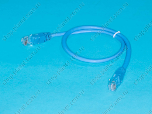 Патч-корд (шнур) RJ-45 - RJ-45 кат.5е, 0,5м, синий Патч-корд (шнур) RJ-45 - RJ-45 кат.5е, 0,5м, синий SC03-8P8C0.5-B