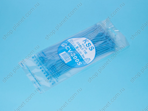 Стяжка 200х3,2мм, синяя, упак. 100 шт. CV-200SBL