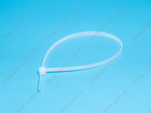 Стяжка 200x2,5мм, белая, упак. 100 шт. ET-3x200 фото 4