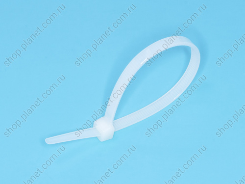 Стяжка 160x4,8мм, белая, упак. 100 шт. CV-160L фото 4