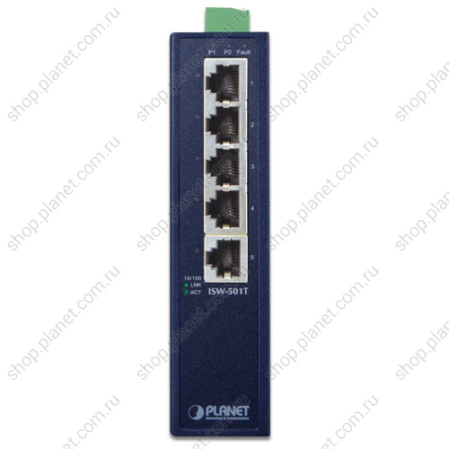 Коммутатор промышленный 5 портов RJ45 10/100 Мб/с фото 3 Коммутатор промышленный 5 портов RJ45 10/100 Мб/с ISW-501T фото 3