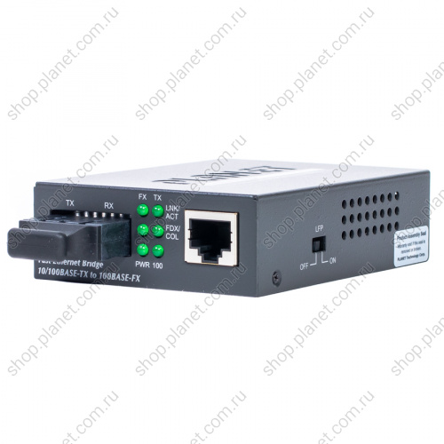 Медиаконвертер с SС портом 100 Мб/с, 1310 нм, 2 км, многомод, RJ-45 10/100 Мб/с Медиаконвертер с SС портом 100 Мб/с, 1310 нм, 2 км, многомод, RJ-45 10/100 Мб/с FT-802