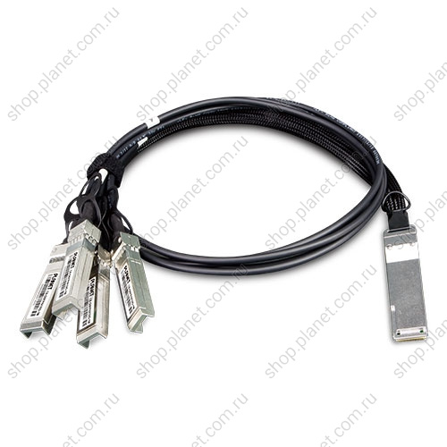Патч-корд оптический 4 порта SFP+ 10G на 1 порт QSFP+ 40G, 1 м Патч-корд оптический 4 порта SFP+ 10G на 1 порт QSFP+ 40G, 1 м CB-QSFP4X10G-1M