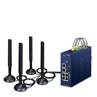 Шлюз промышленный сотовый  5G, 2 порта SIM, 5 портов RJ45 10/100/1000 Мб/с     ICG-2515-NR