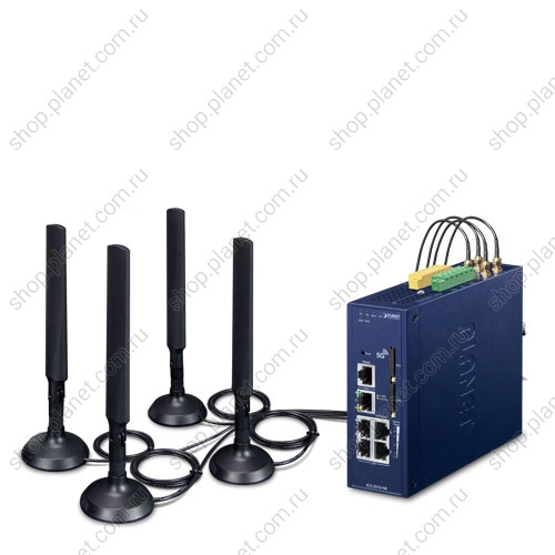 Шлюз промышленный сотовый 5G, 2 порта SIM, 5 портов RJ45 10/100/1000 Мб/с Шлюз промышленный сотовый 5G, 2 порта SIM, 5 портов RJ45 10/100/1000 Мб/с ICG-2515-NR