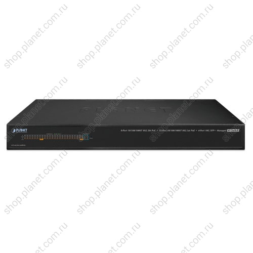 AV коммутатор управляемый L2/L4, РоЕ 24 порта RJ45 10/100/1000 Мб/с, 4 порта SFP 10G фото 2 AV коммутатор управляемый L2/L4, РоЕ 24 порта RJ45 10/100/1000 Мб/с, 4 порта SFP 10G AVS-4210-24HP4X фото 2