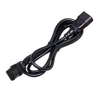 Кабель (шнур) питания 220В C13 - C14, ИБП-системный блок, черный, 10А, 1,8м SCZ-10
