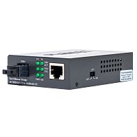 Медиаконвертер с SC портом 100 Мб/с, TX 1310, RX 1550, WDM, 20 км, одномод, RJ-45 10/100 Мб/с FT-806A20