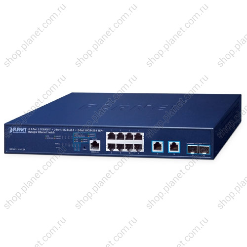 Коммутатор управляемый L3, 2 порта SFP+ 1000/10G, 8 портов RJ45 10/100/1000/2.5G, 2 порта RJ45 100/1000/2.5G /5G/10G MGS-6311-10T2X Коммутатор управляемый L3, 2 порта SFP+ 1000/10G, 8 портов RJ45 10/100/1000/2.5G, 2 порта RJ45 100/1000/2.5G /5G/10G