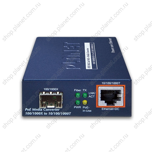 Медиаконвертер PoE с SFP портом 1000 Мб/с, RJ45 10/100/1000 Мб/с фото 2 Медиаконвертер PoE с SFP портом 1000 Мб/с, RJ45 10/100/1000 Мб/с GTP-805A фото 2