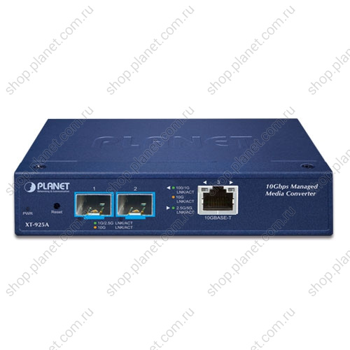 Медиаконвертер с 2 SFP+ портами 100/1000/2.5G/5G/10G, RJ-45 10/100/1000/2.5G/5G/10G, управляемый фото 2 Медиаконвертер с 2 SFP+ портами 100/1000/2.5G/5G/10G, RJ-45 10/100/1000/2.5G/5G/10G, управляемый XT-925A фото 2