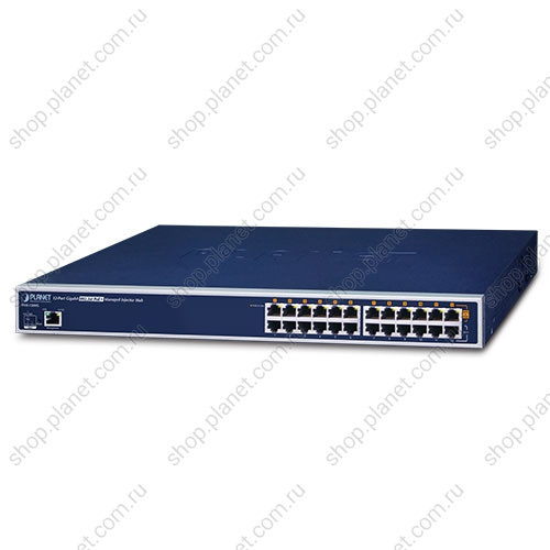 Инжектор питания PoE+ управляемый, 12 портов RJ45 10/100/1000 Мб/с Инжектор питания PoE+ управляемый, 12 портов RJ45 10/100/1000 Мб/с POE-1200G