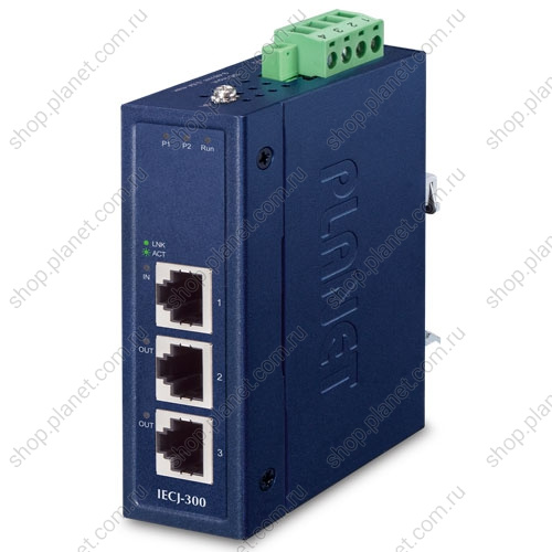 EtherCAT Slave промышленный разветвитель 3 порта RJ-45 100Мб/с EtherCAT Slave промышленный разветвитель 3 порта RJ-45 100Мб/с IECJ-300