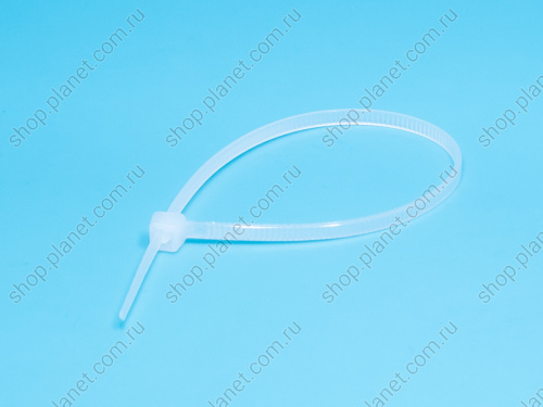 Стяжка 150x2,5мм, белая, упак. 100 шт. ET-3x150 фото 3