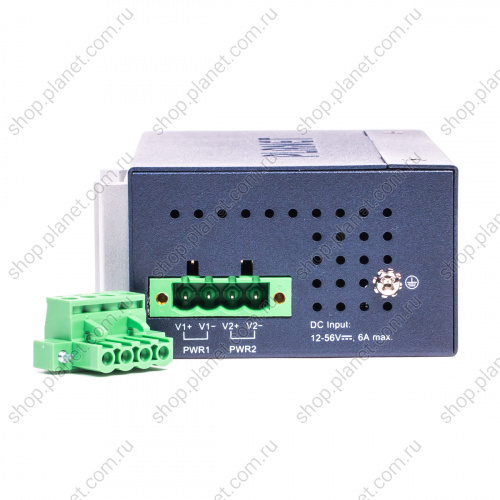 Инжектор питания PoE++ промышленный, 2 порта RJ45 10/100/1000/2.5G/5G фото 6 Инжектор питания PoE++ промышленный, 2 порта RJ45 10/100/1000/2.5G/5G IPOE-270-12V фото 6