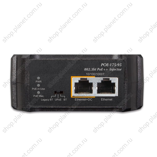 Инжектор питания PoE Ultra, однопортовый, RJ45 10/100/1000 Мб/с фото 4 Инжектор питания PoE Ultra, однопортовый, RJ45 10/100/1000 Мб/с POE-175-95 фото 4