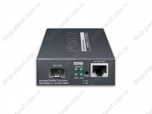 Медиаконвертер с SFP портом 100/1000, RJ45 10/100/1000 Мб/с, управляемый фото 3 Медиаконвертер с SFP портом 100/1000, RJ45 10/100/1000 Мб/с, управляемый GT-915A фото 3